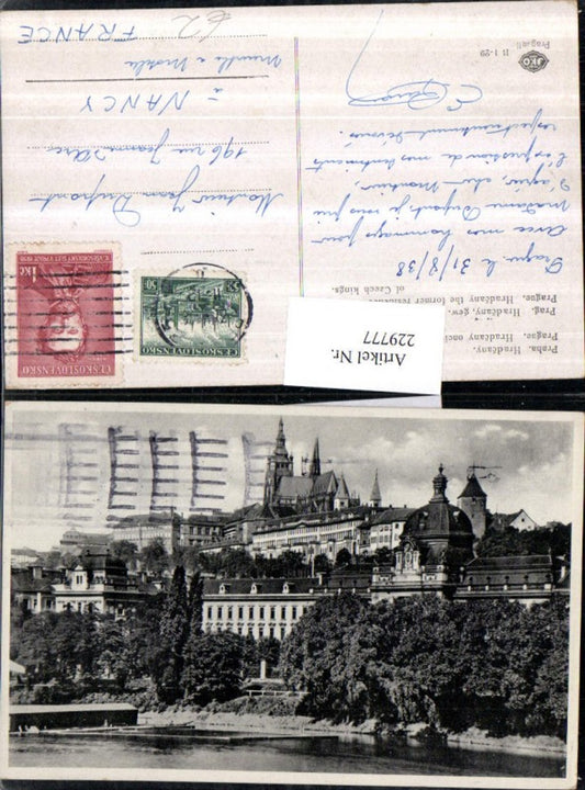 229777,Prag Praha Hradcany Sitz d. Böhmischen Könige Burg