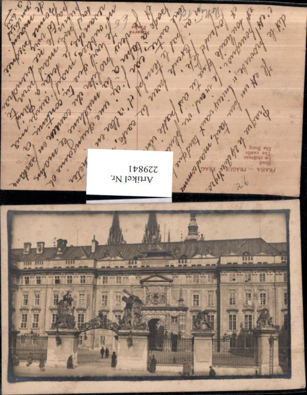 229841,Prag Praha Die Burg