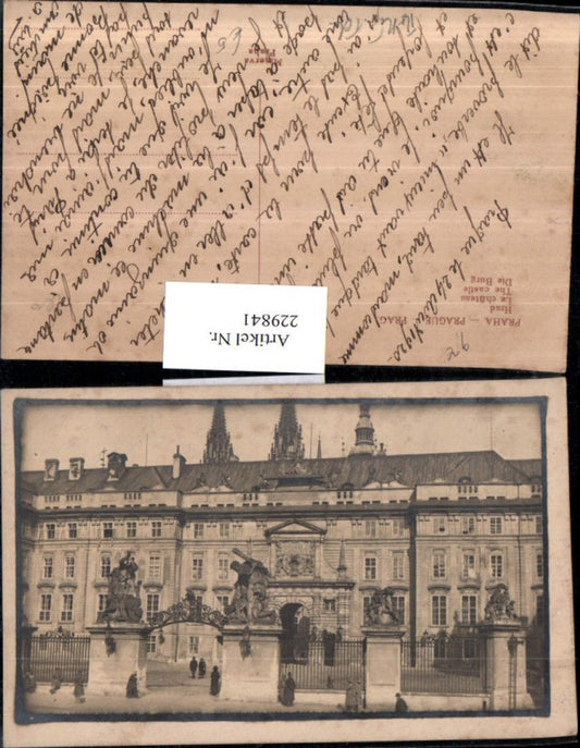 229841,Prag Praha Die Burg