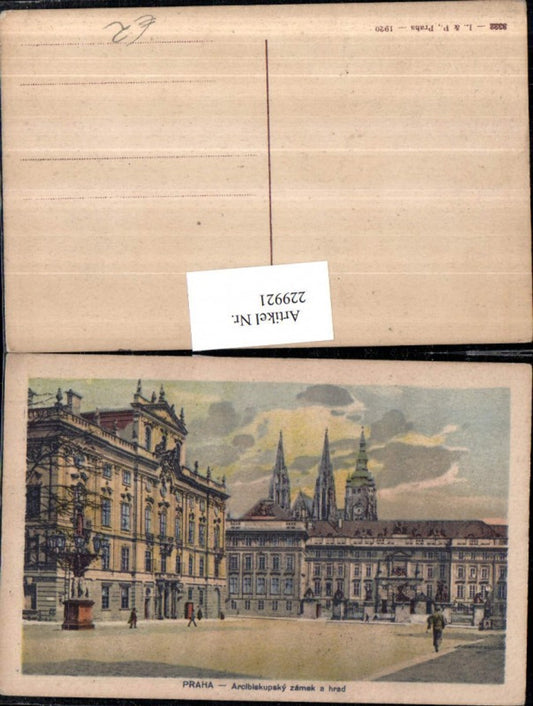 229921,Prag Praha Arcibiskupsky zamek a hrad Burg