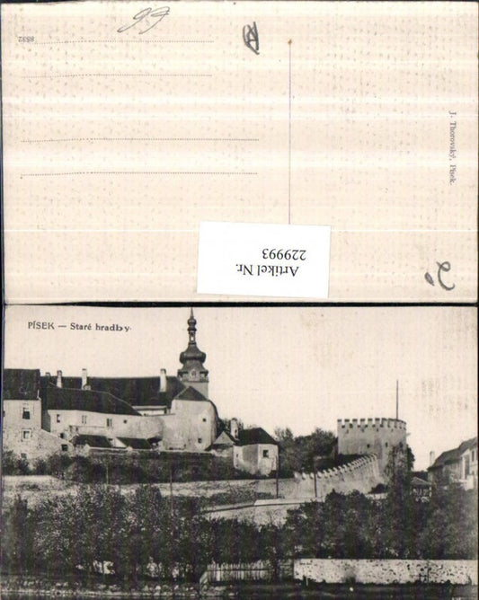 229993,Pisek Stare hradby Altenburg Partie Burg