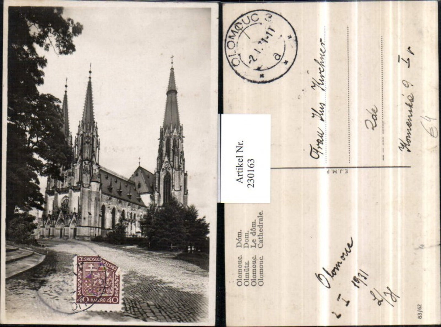 Alte Ansichtskarte – Old Postcard