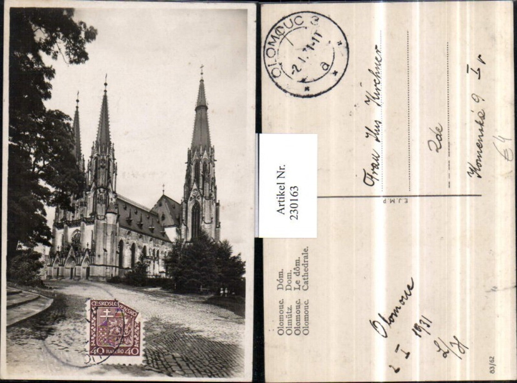 Alte Ansichtskarte – Old Postcard
