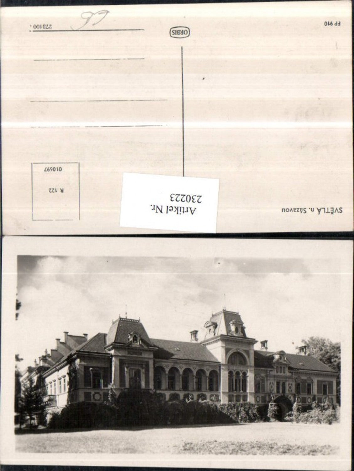 230223,Svetla n Sazavou Swiety ob der Sasa Gebäude Schloss Burg