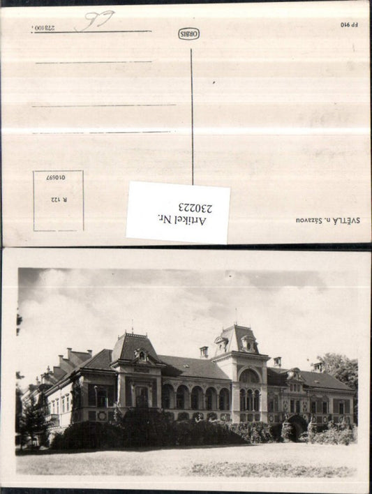 230223,Svetla n Sazavou Swiety ob der Sasa Gebäude Schloss Burg