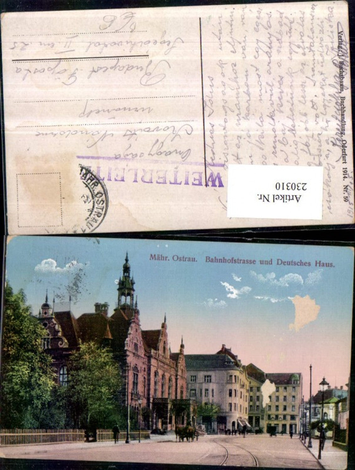 Alte Ansichtskarte – Old Postcard