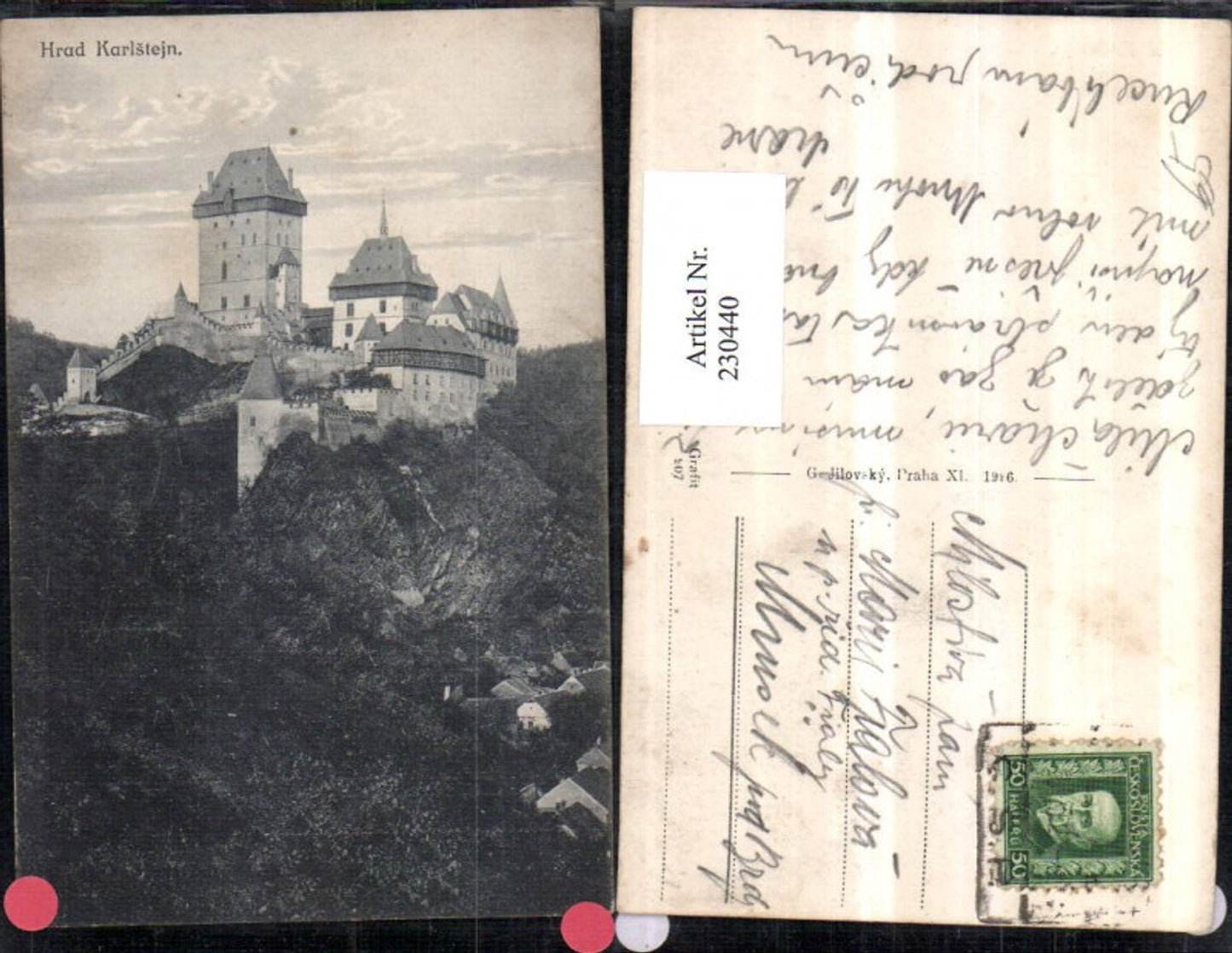 230440,Hrad Karlstejn Karlstein Burg