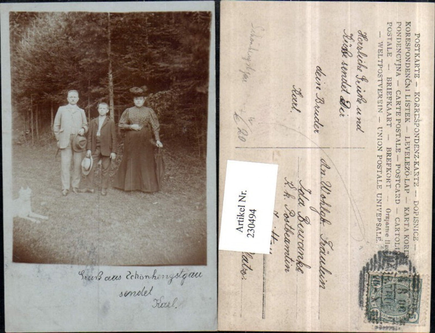 Alte Ansichtskarte – Old Postcard