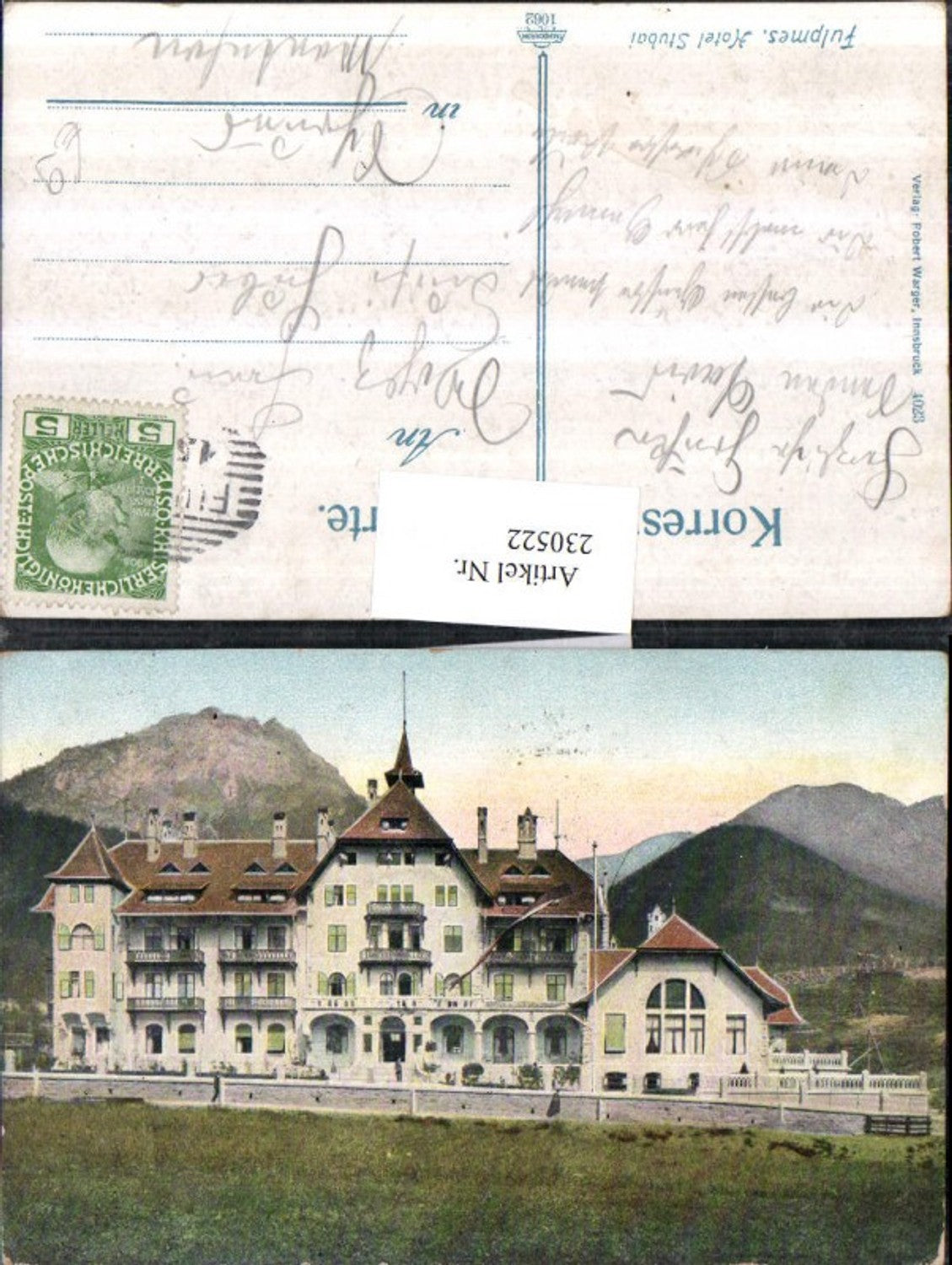 Alte Ansichtskarte – Old Postcard