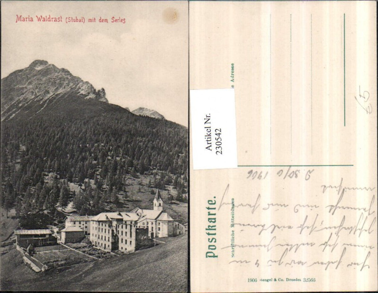 Alte Ansichtskarte – Old Postcard
