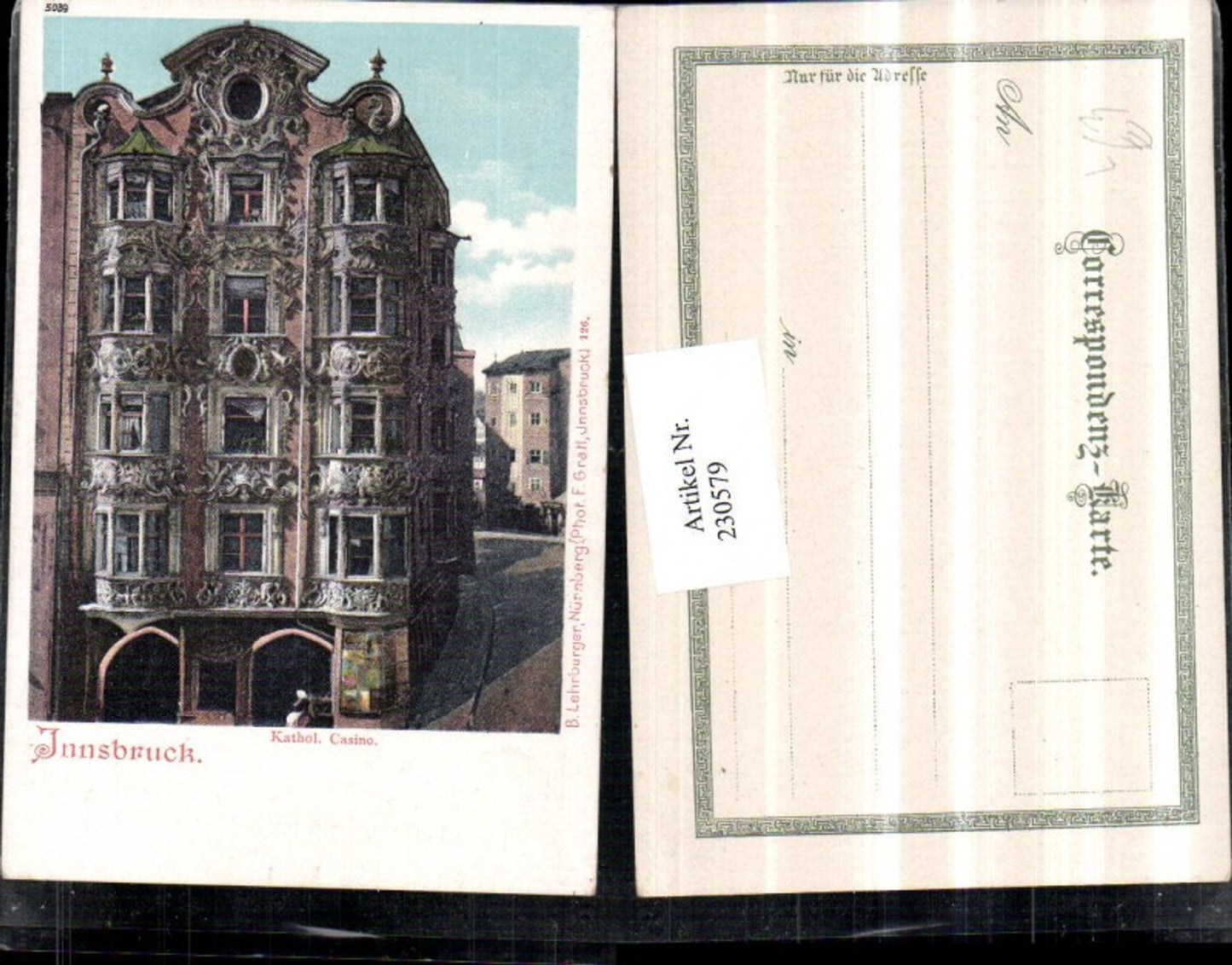 Alte Ansichtskarte – Old Postcard