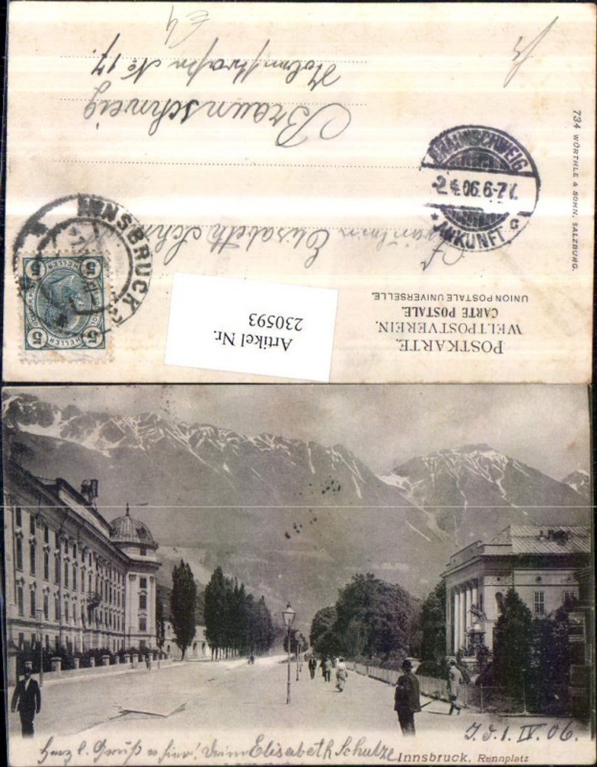 Alte Ansichtskarte – Old Postcard