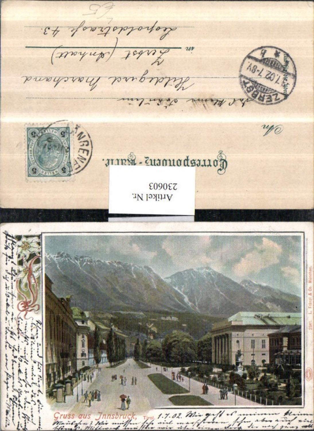 Alte Ansichtskarte – Old Postcard