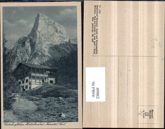 Alte Ansichtskarte – Old Postcard