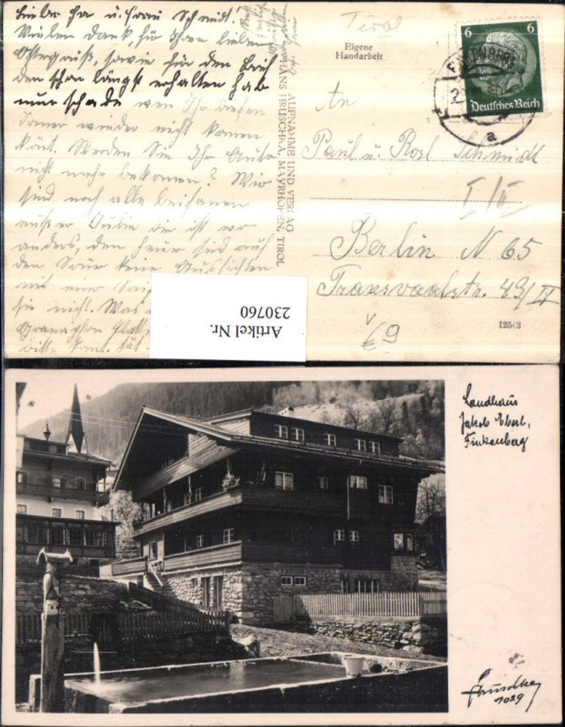 Alte Ansichtskarte – Old Postcard