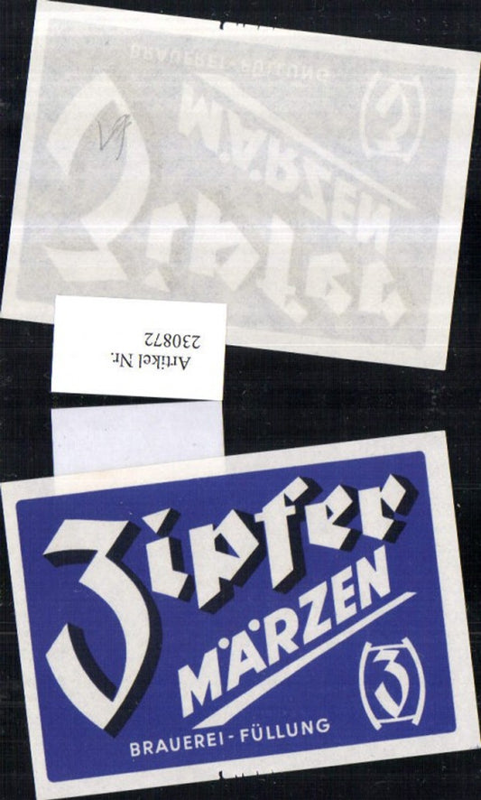 230872,Reklame Werbung Bier Zipfer Märzen