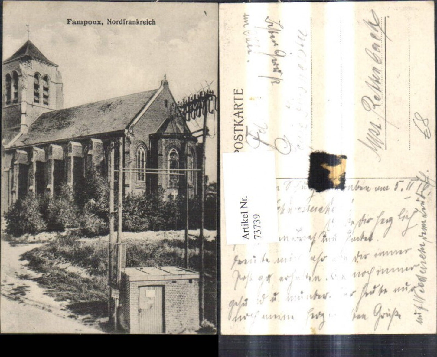 73739,Fampoux Nordfrankreich Ansciht Kirche