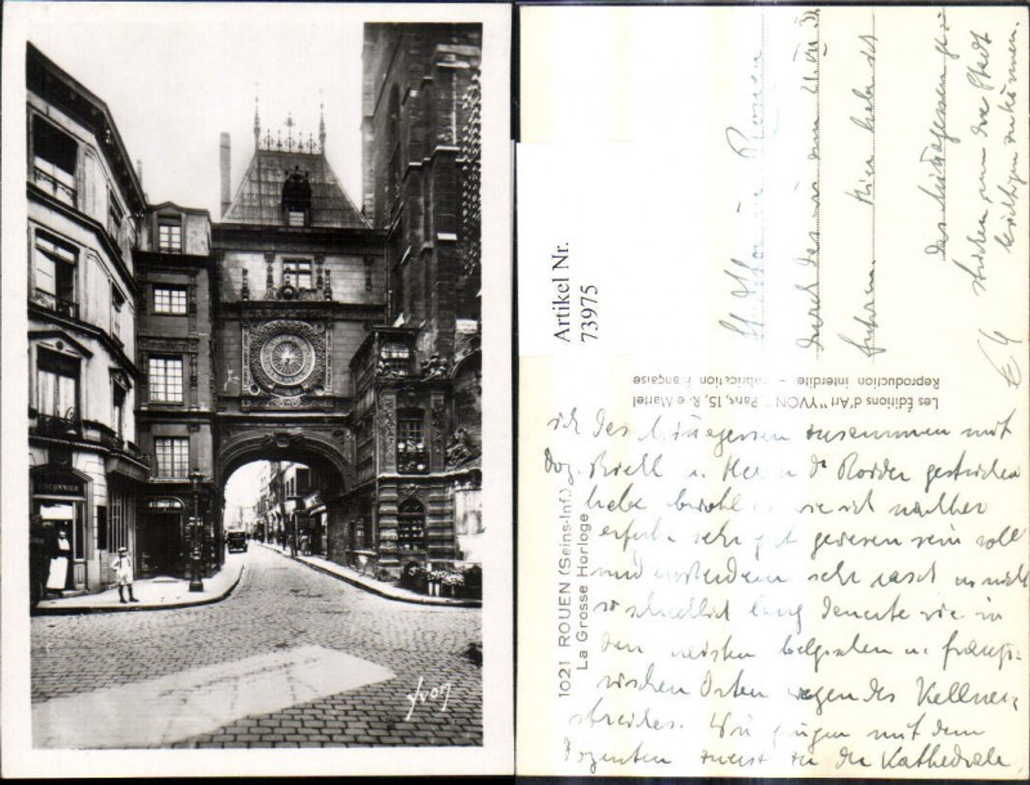 73975,Rouen La Grosse Horloge