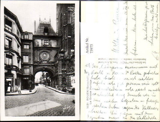 73975,Rouen La Grosse Horloge