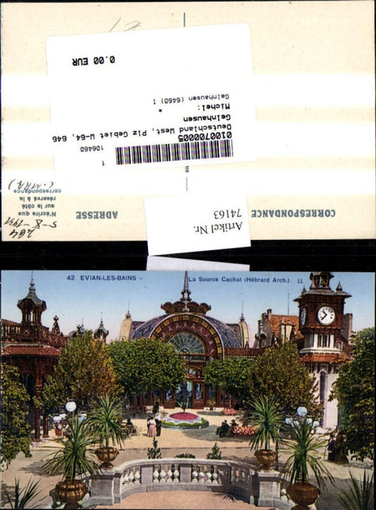 74163,Evian les Bains La Source Cachat