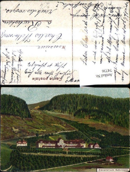 74736,Sanatorium Schirmeck Bas Rhin Elsass