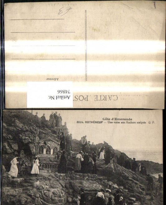 74866,Cote de Emeraude Rotheneuf Une visite aux Rochers sculptes