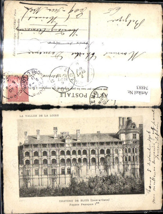 74883,Künstler Ak La Vallee de la Loire Chateau de Blois