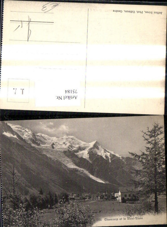 75184,Chamonix et le Mont Blanc