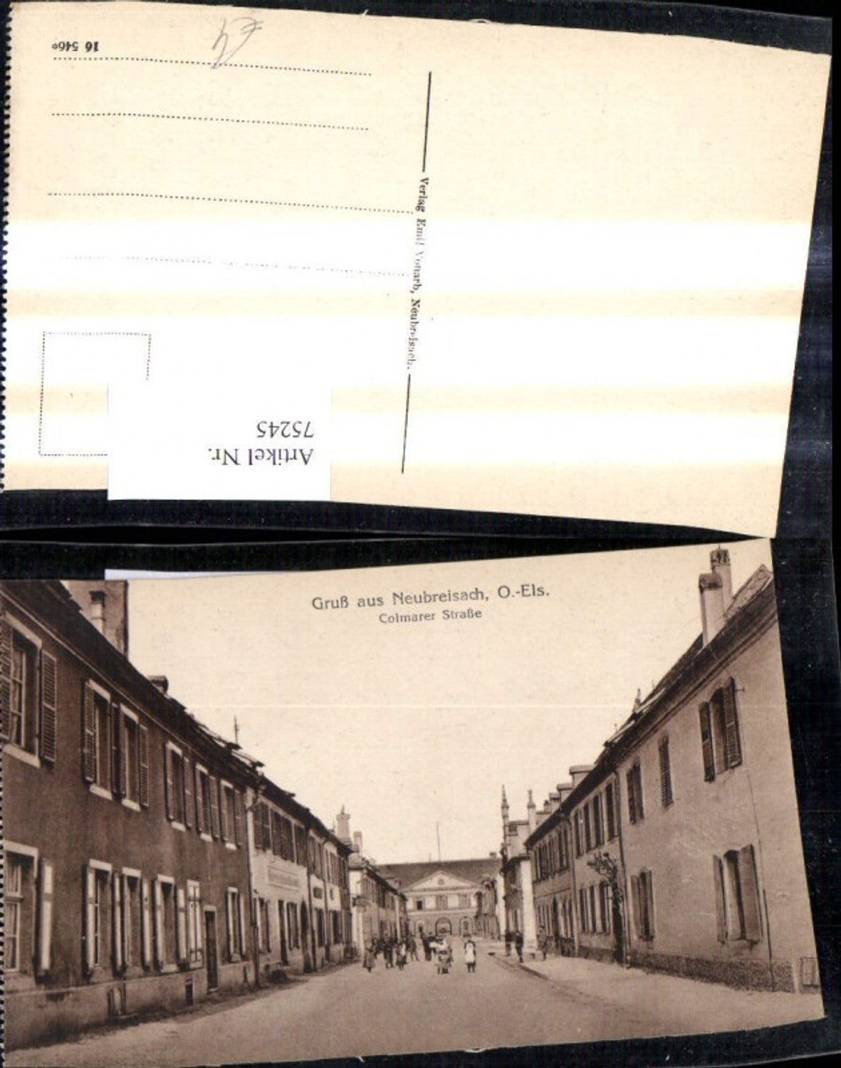 75245,Gruß a. Neuf-Brisach Neubreisach Colmarer Strasse