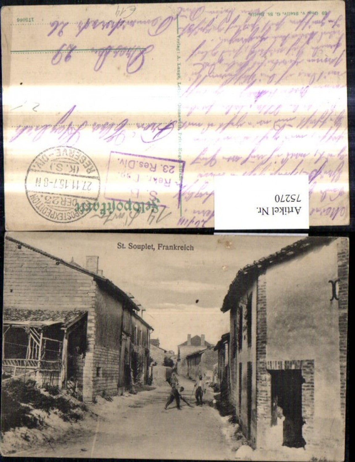 75270,St Souplet Strassenansicht