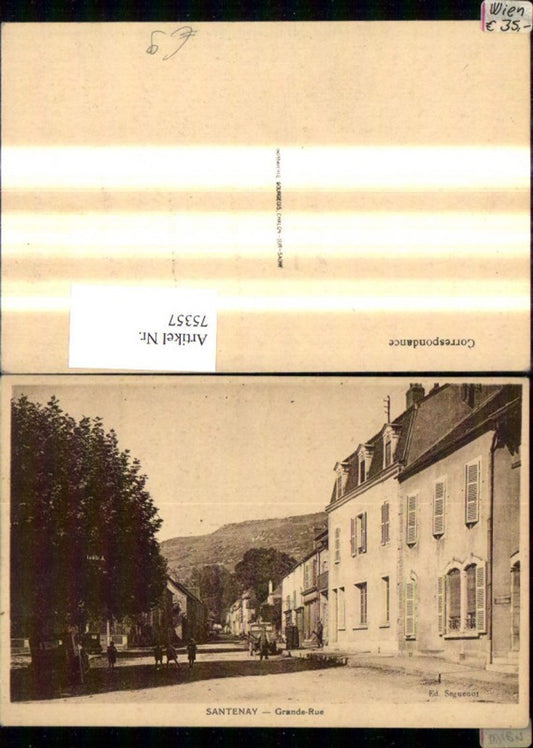 75357,Santenay Grande Rue Strassenansicht