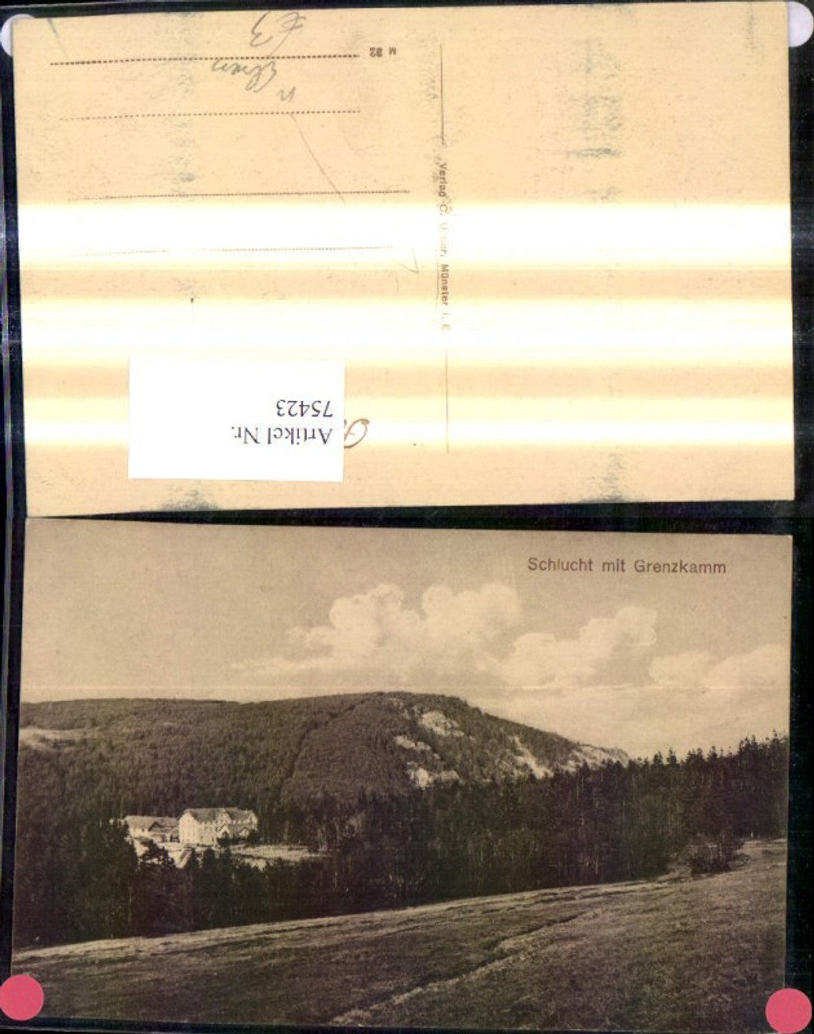 75423,Schlucht m. Grenzkamm Col de la Schlucht Vosges