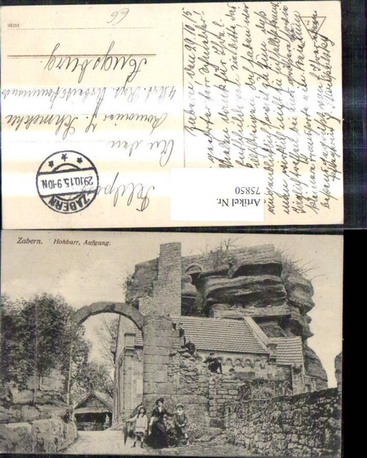 75850,Zabern Saverne Hohbarr Aufgang