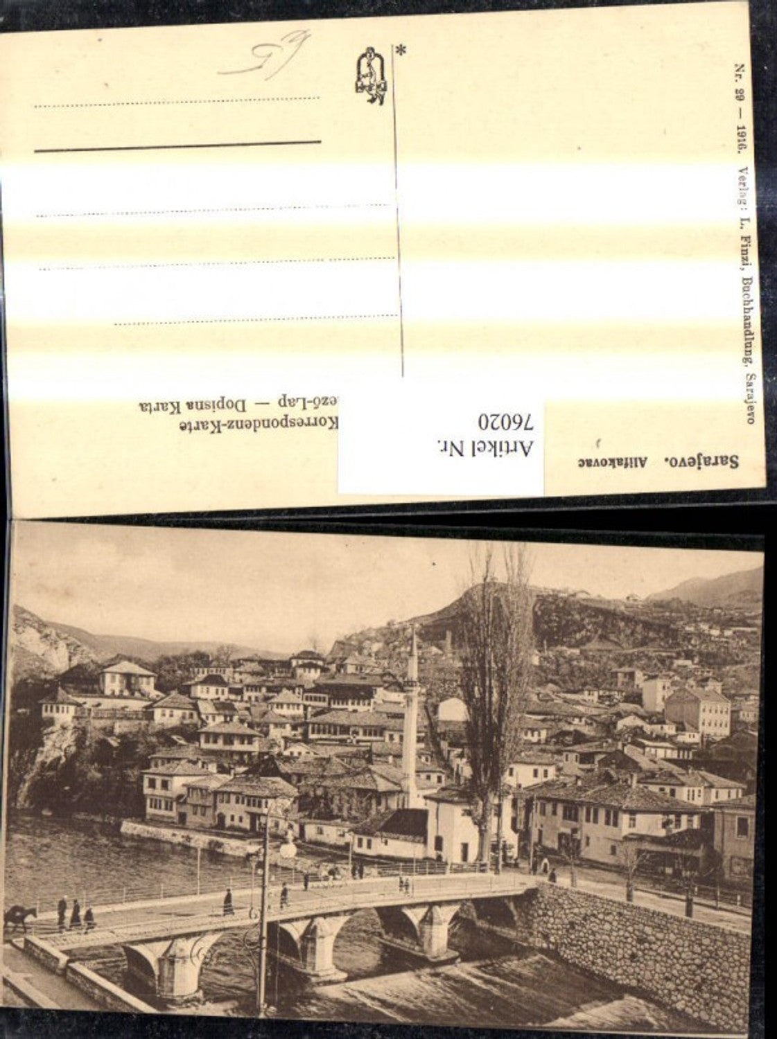 76020,Sarajevo Alifakovac Ansicht