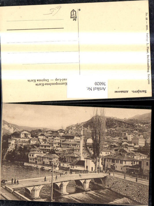 76020,Sarajevo Alifakovac Ansicht