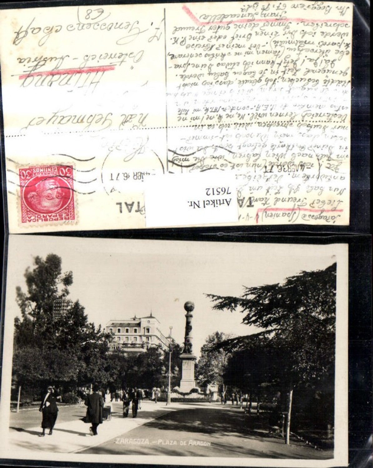 Alte Ansichtskarte – Old Postcard
