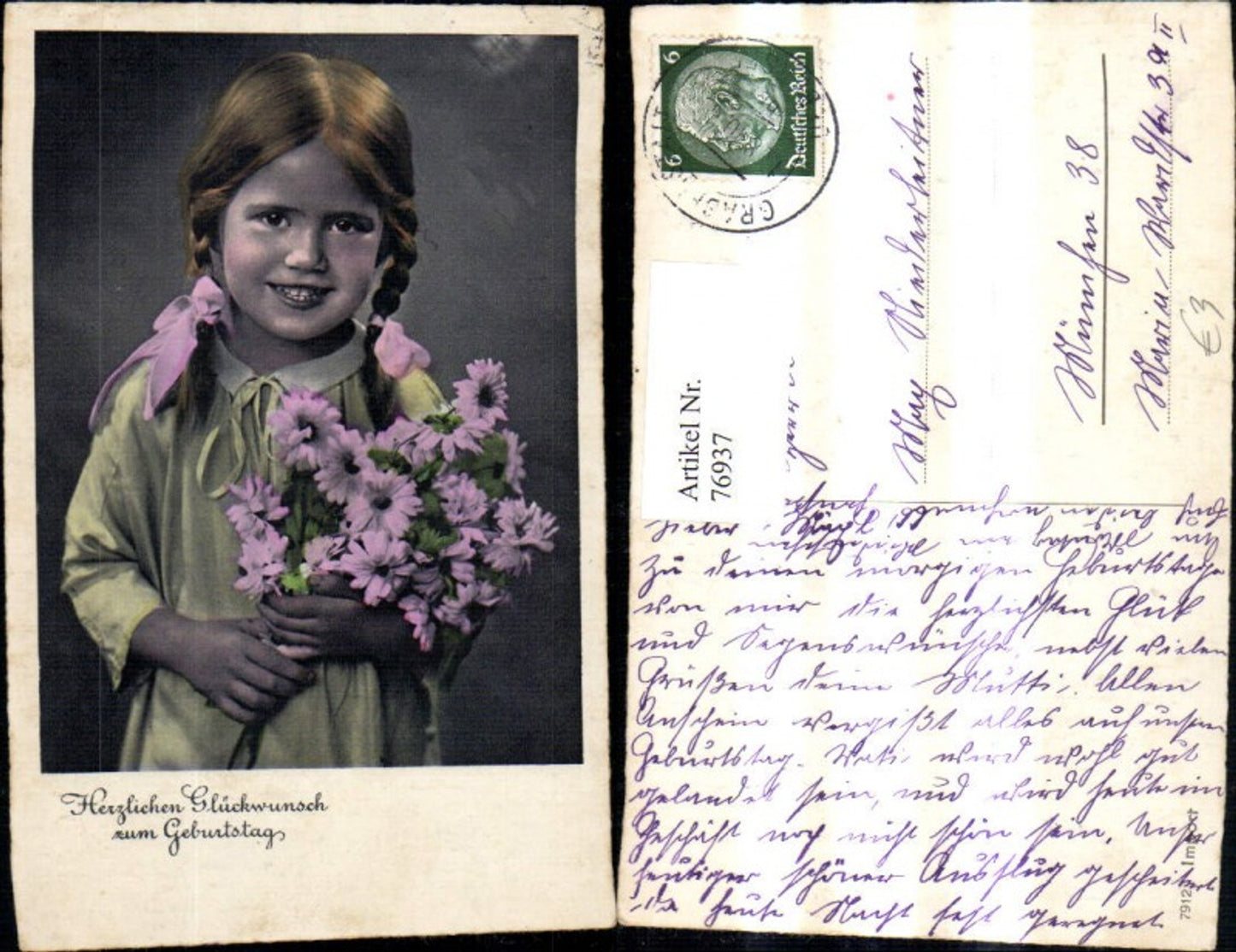 76937,Kind Mädchen Blumen