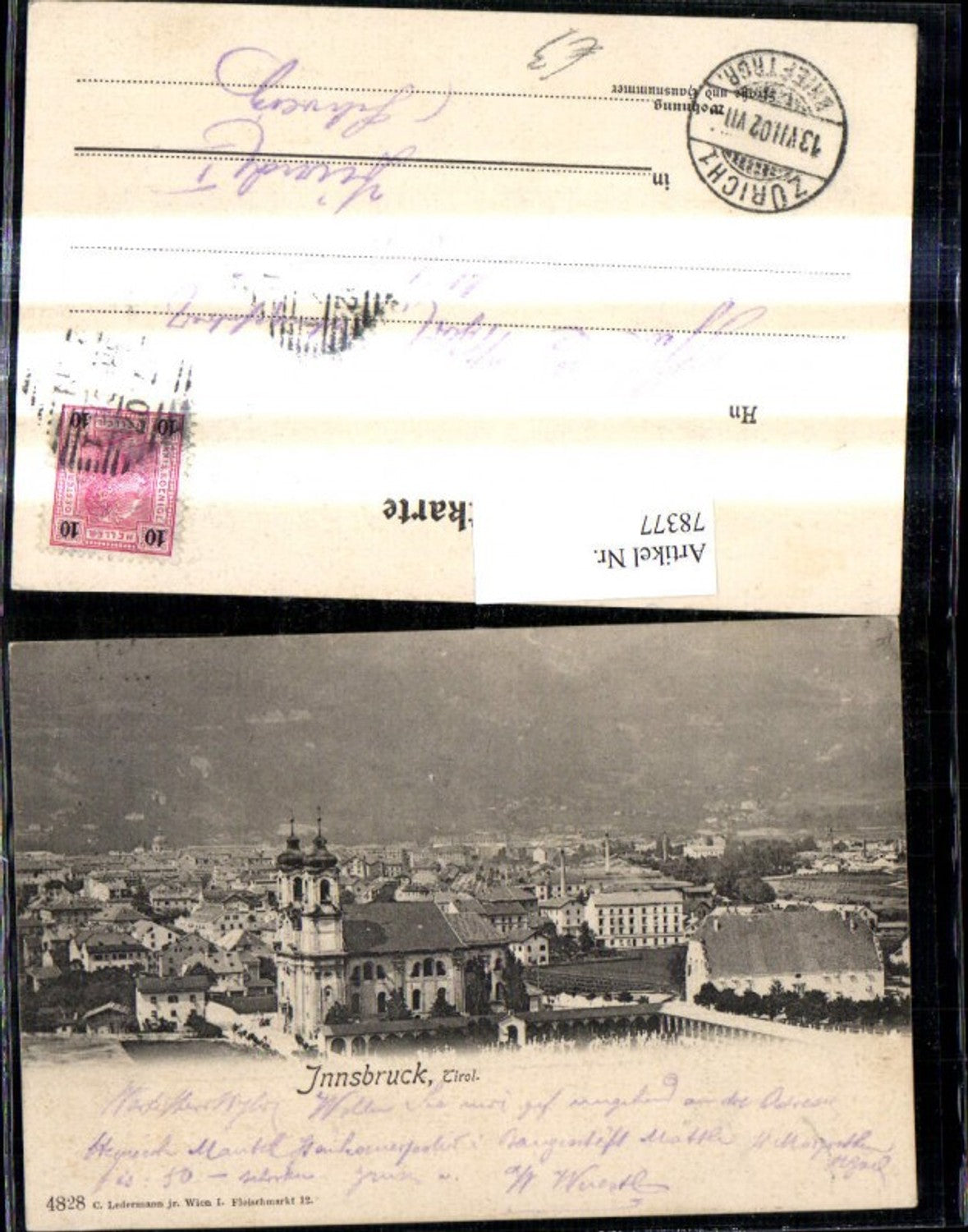 Alte Ansichtskarte – Old Postcard