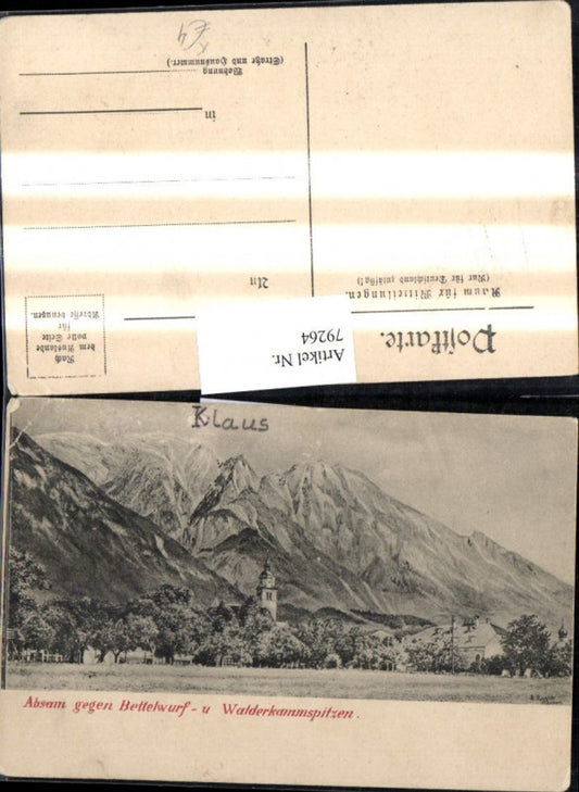 Alte Ansichtskarte – Old Postcard