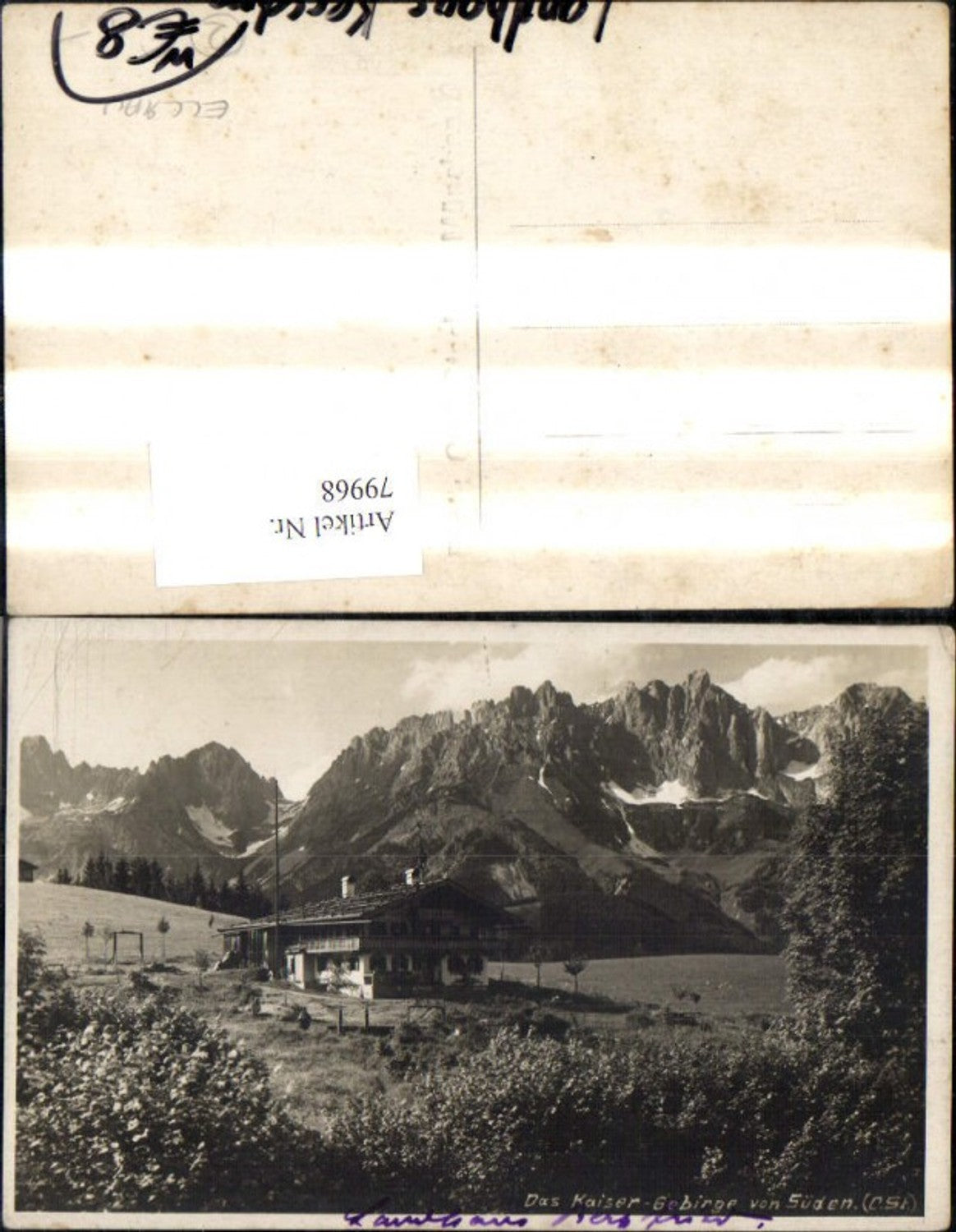 Alte Ansichtskarte – Old Postcard