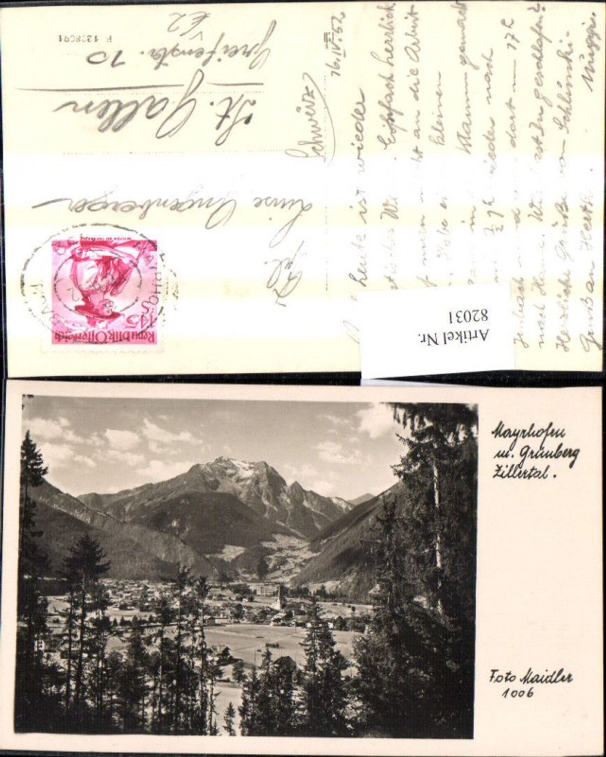 Alte Ansichtskarte – Old Postcard