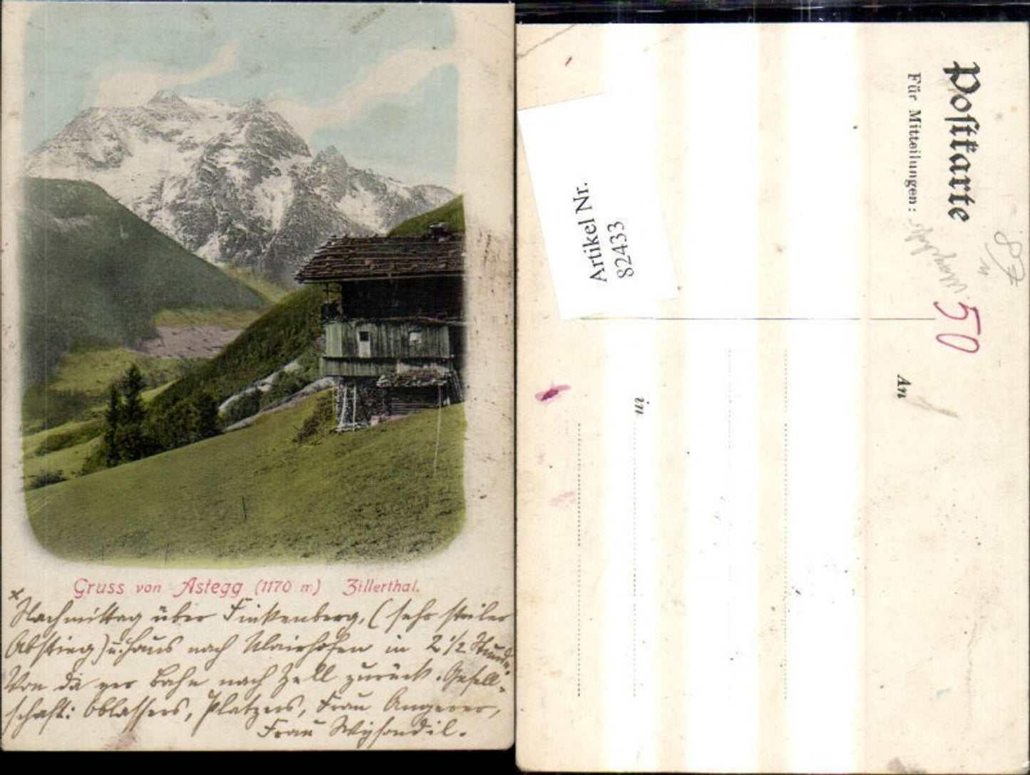 Alte Ansichtskarte – Old Postcard