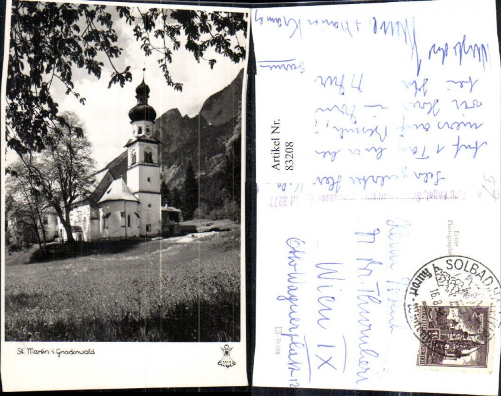 Alte Ansichtskarte – Old Postcard