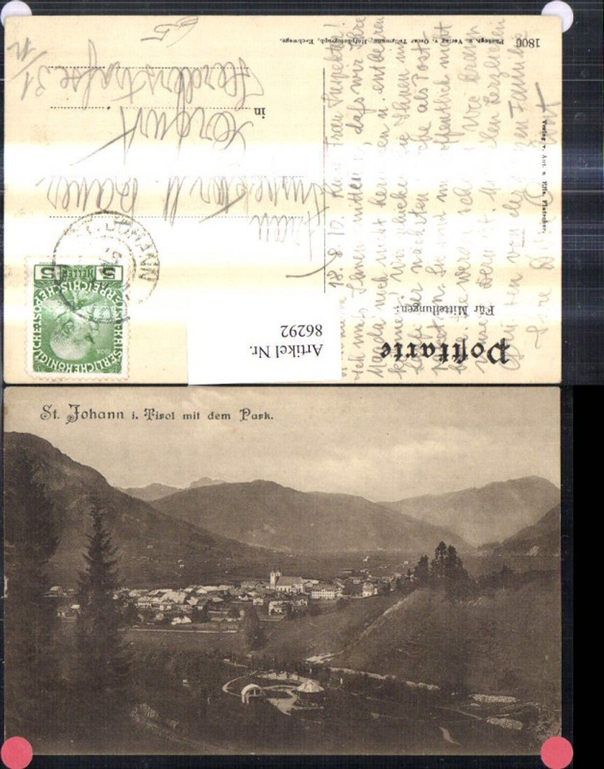 Alte Ansichtskarte – Old Postcard