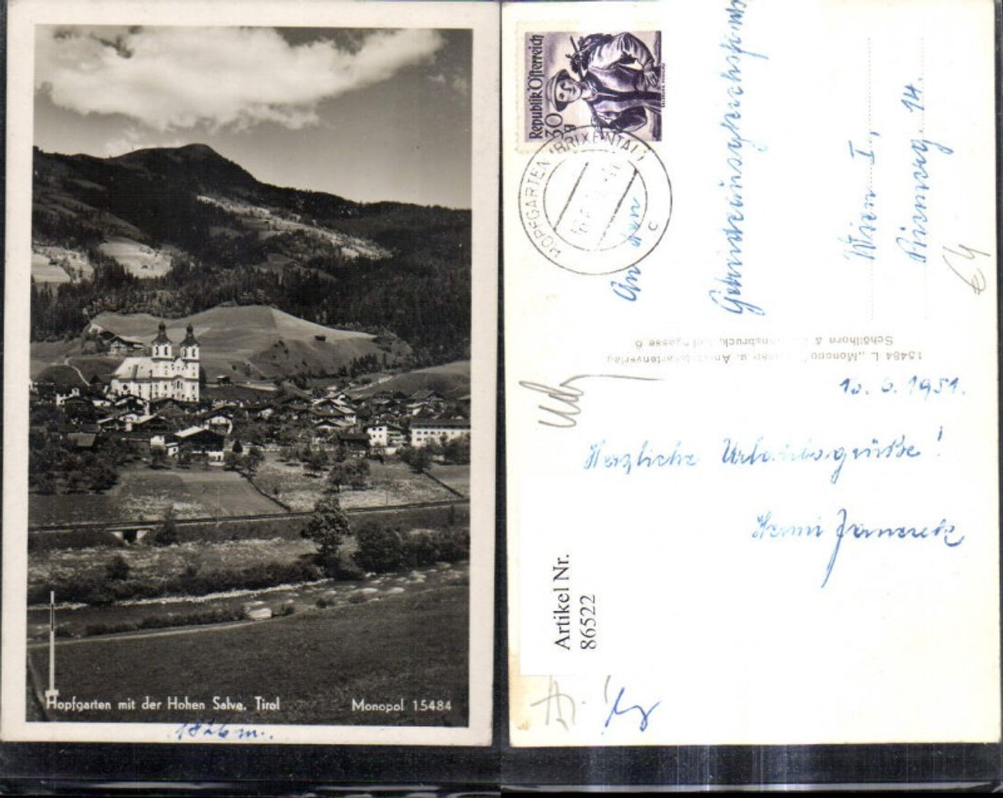 Alte Ansichtskarte – Old Postcard