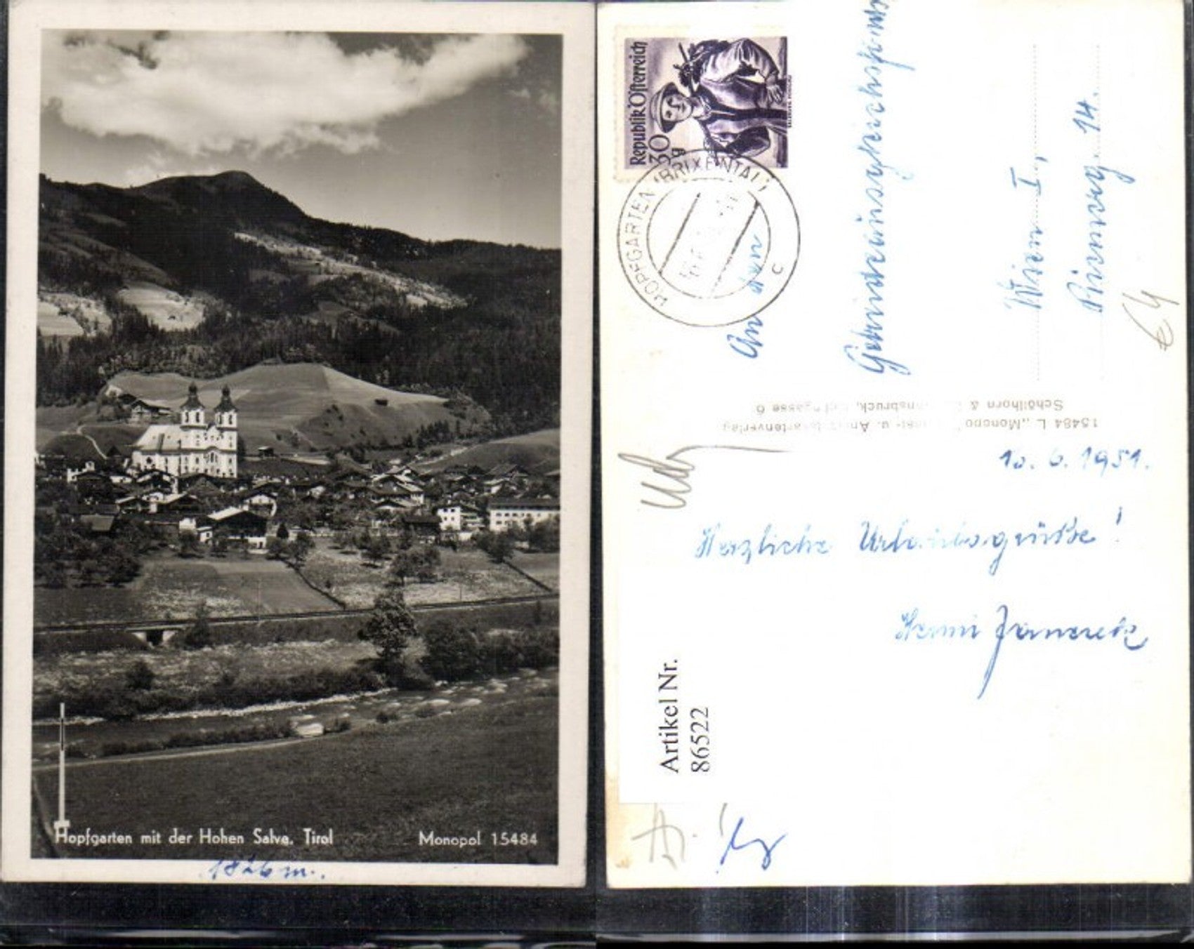Alte Ansichtskarte – Old Postcard