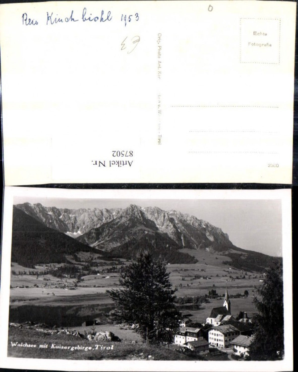 Alte Ansichtskarte – Old Postcard