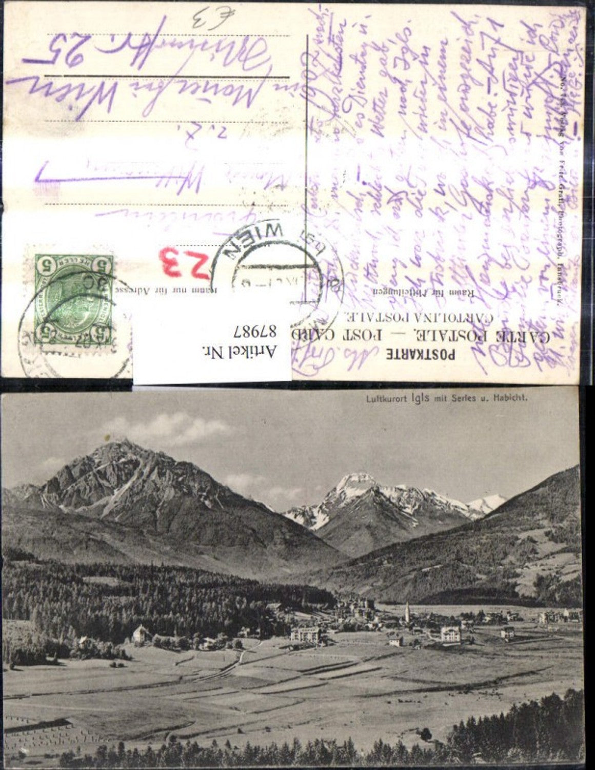 Alte Ansichtskarte – Old Postcard