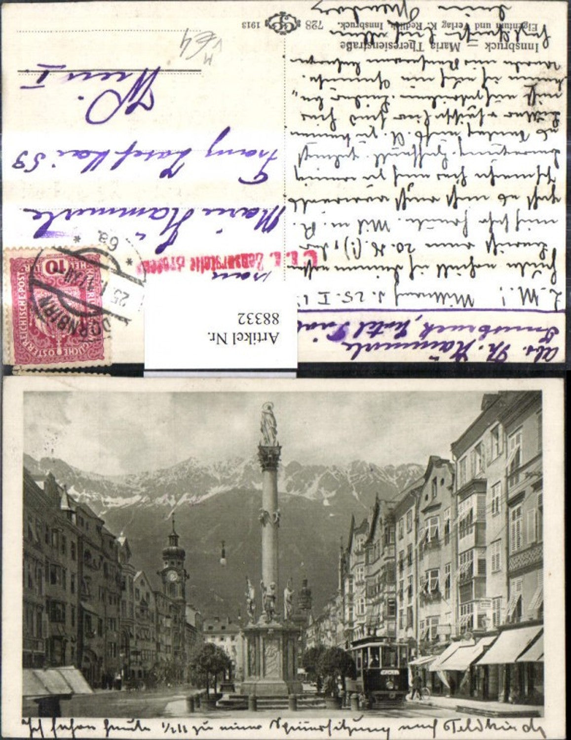 Alte Ansichtskarte – Old Postcard