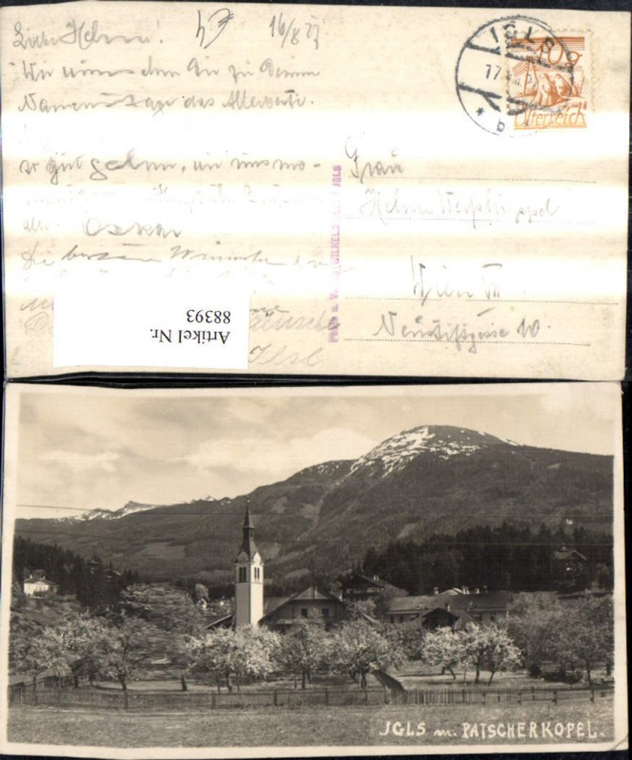 Alte Ansichtskarte – Old Postcard